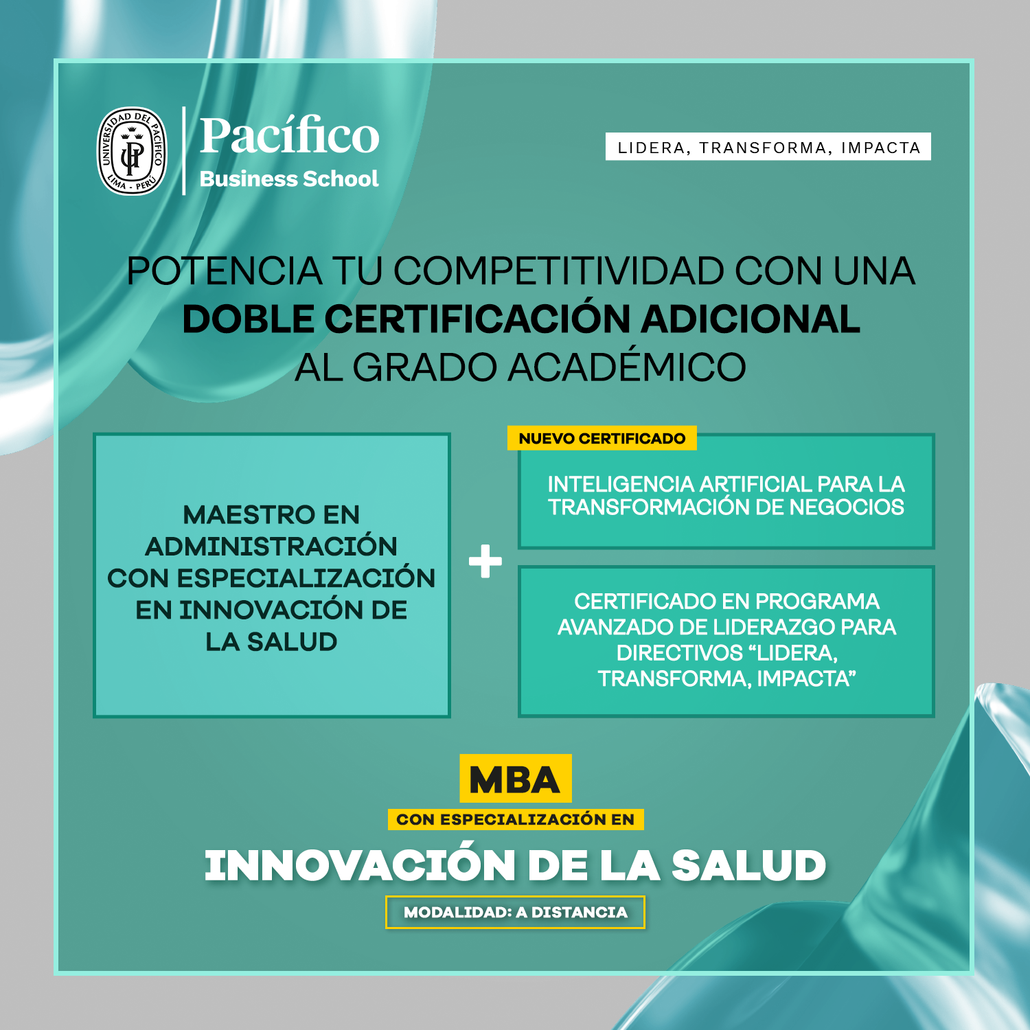 MBA con especialización en Innovación de la Salud