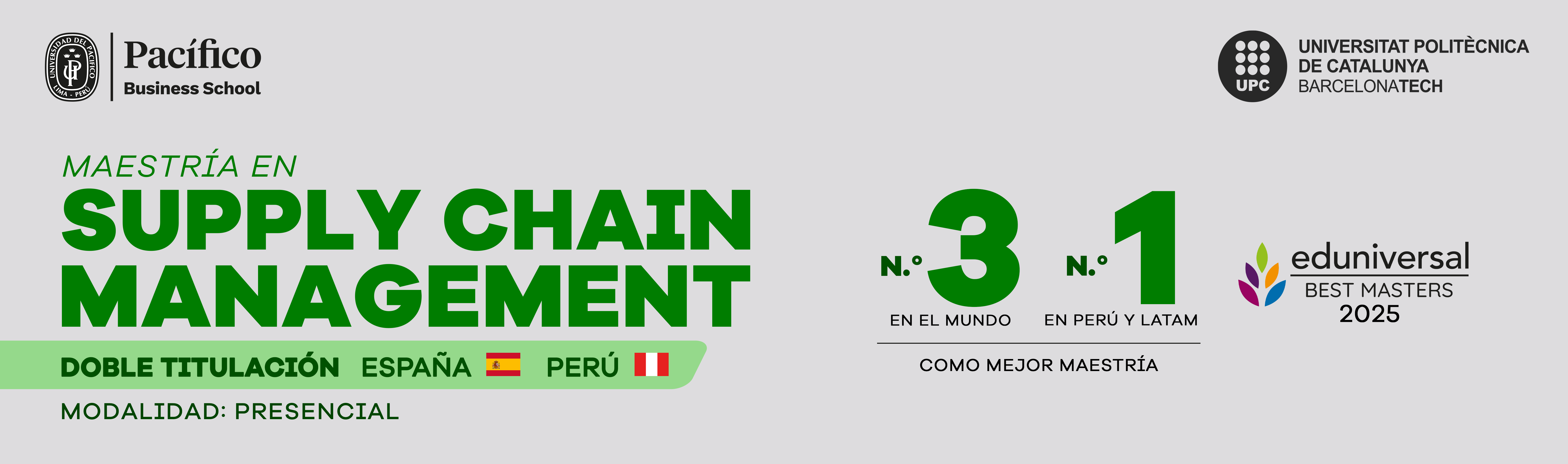 Maestría en Supply Chain Management de Pacífico Business School