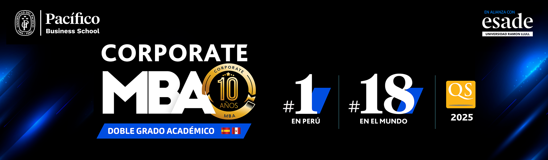 Los mejores deben estar con los mejores. Bienvenido al Corporate MBA.