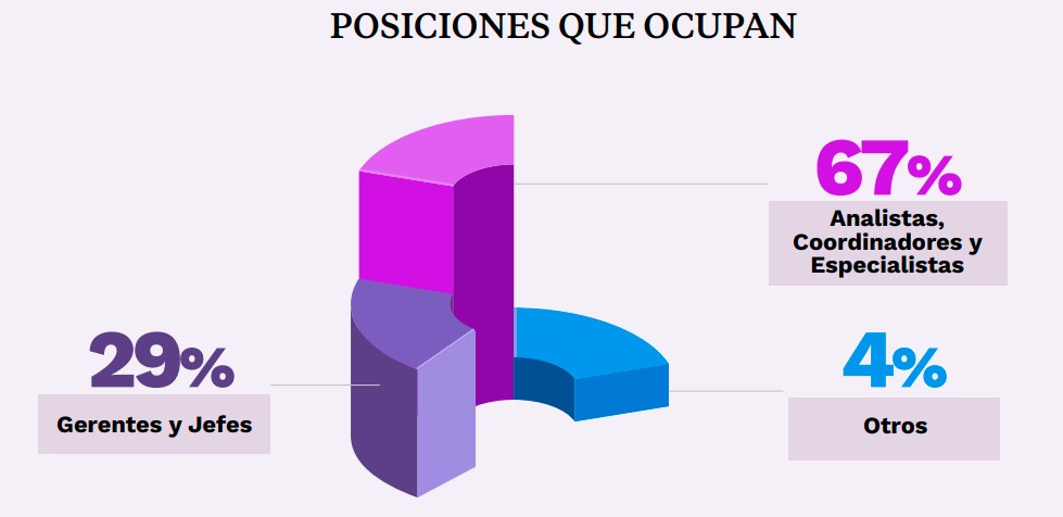 Cargos de los alumnos de la maestría en Finanzas de la Pacífico