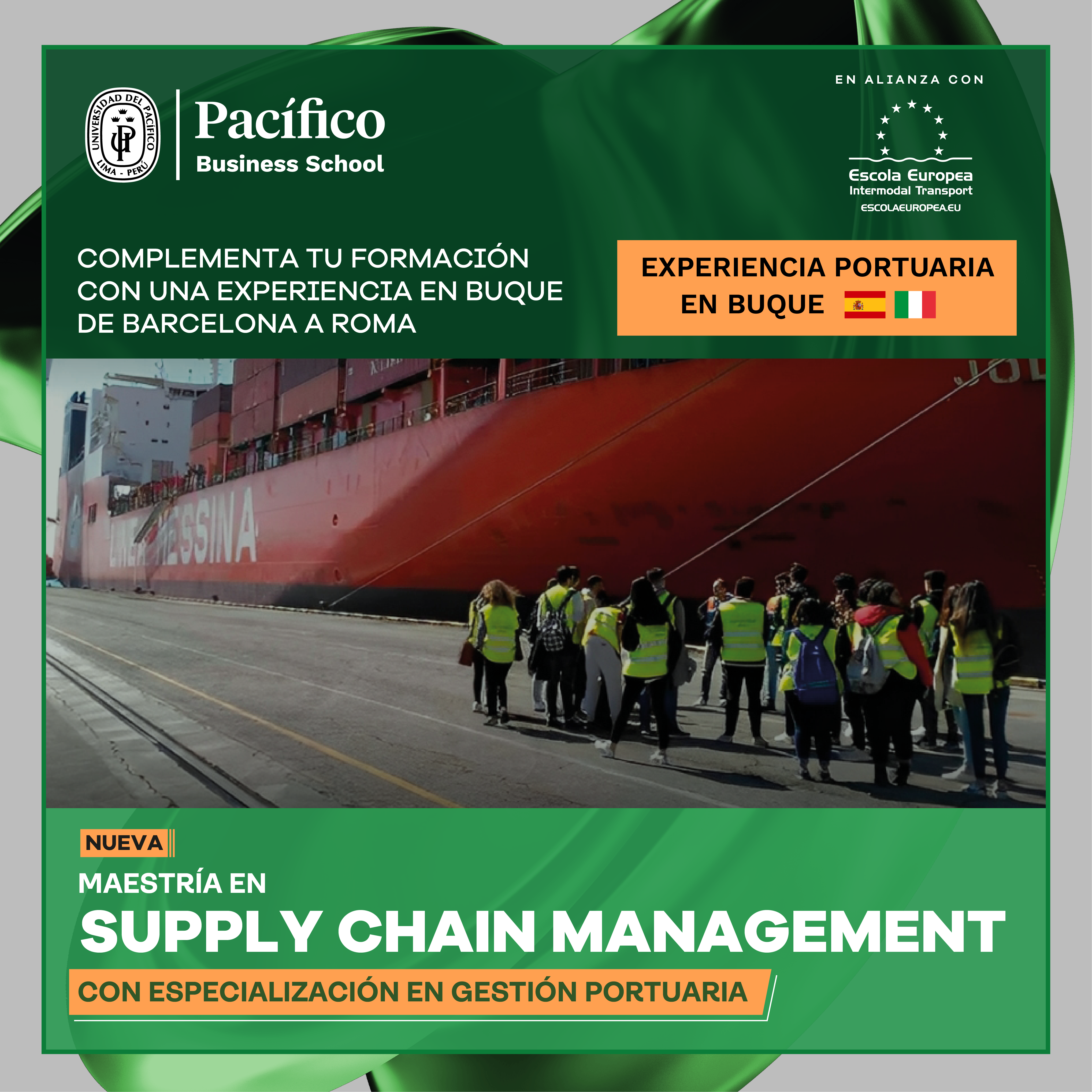 Maestría en Supply Chain Management con Especialización en Gestión Portuaria de Pacífico Business School