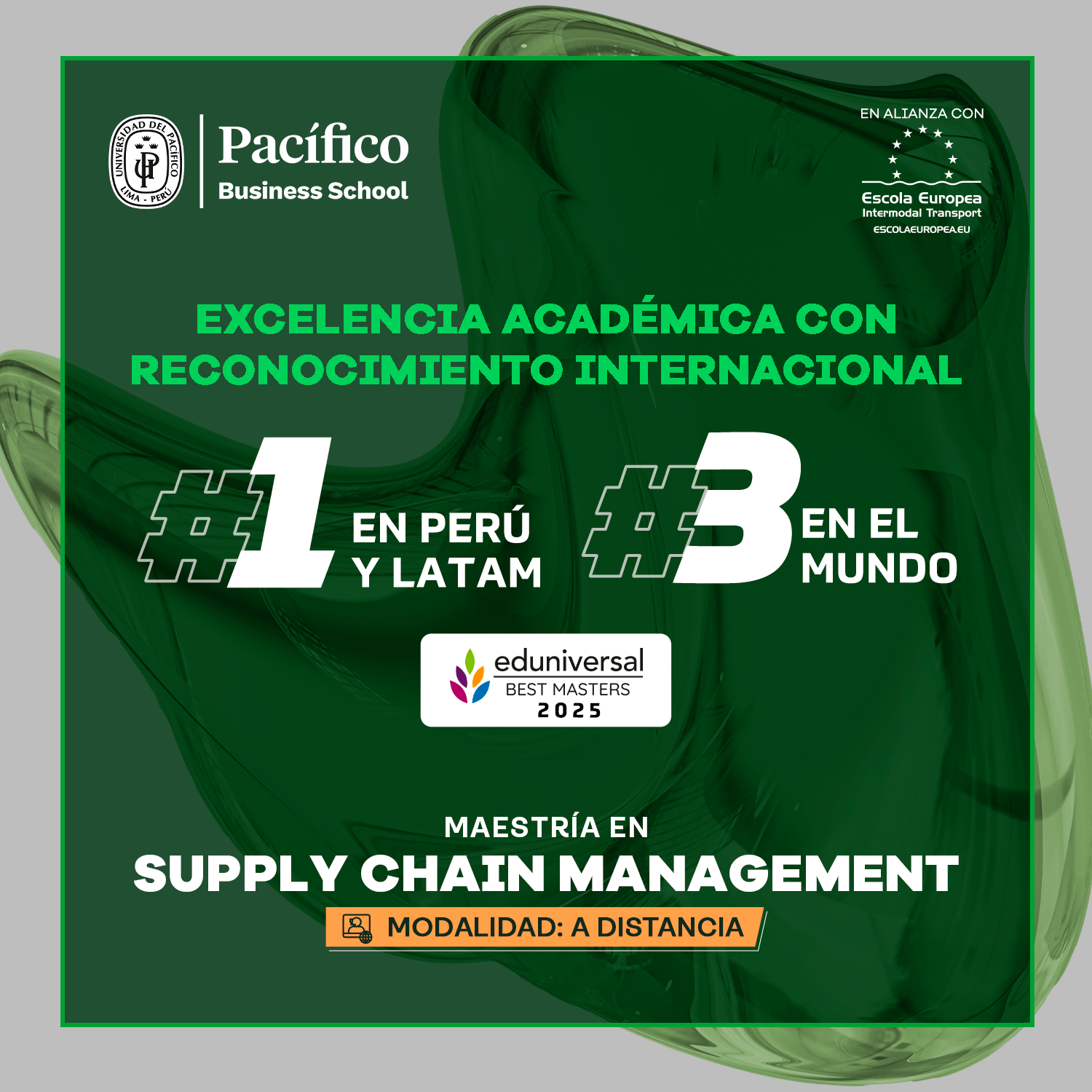 Maestría en Supply Chain Management de Pacífico Business School